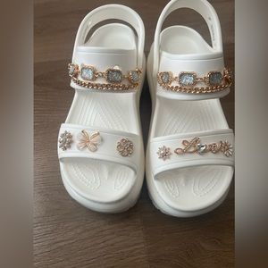 Crocs Mega Crush Sandal with charms
